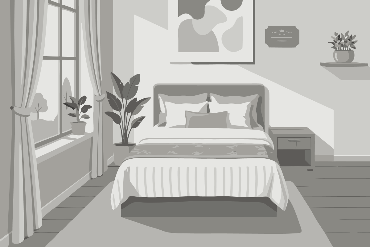 Apartemen dengan Balkon dan Pemandangan Laut.